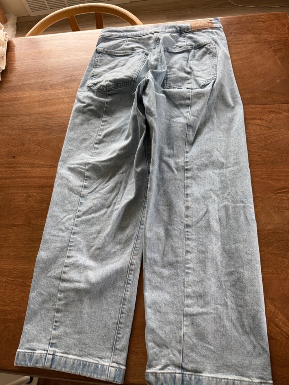 Madewell Emmet Wide-Leg Light Wash Women’s Jeans - Classic Casual - Picture 2 of 6